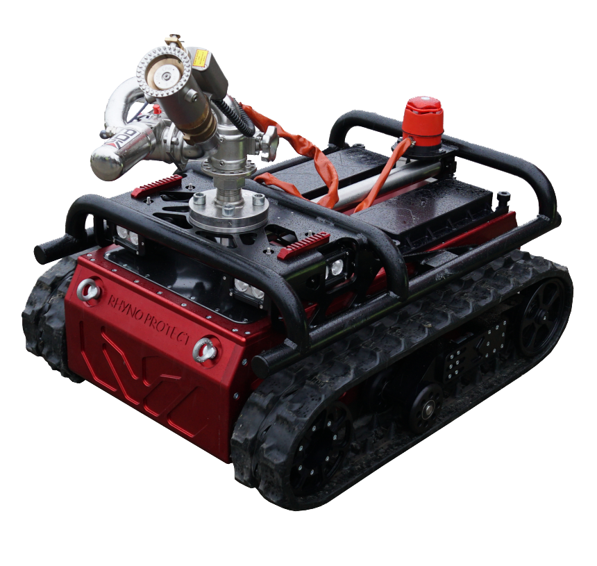 Fire fighting hot sale robot design